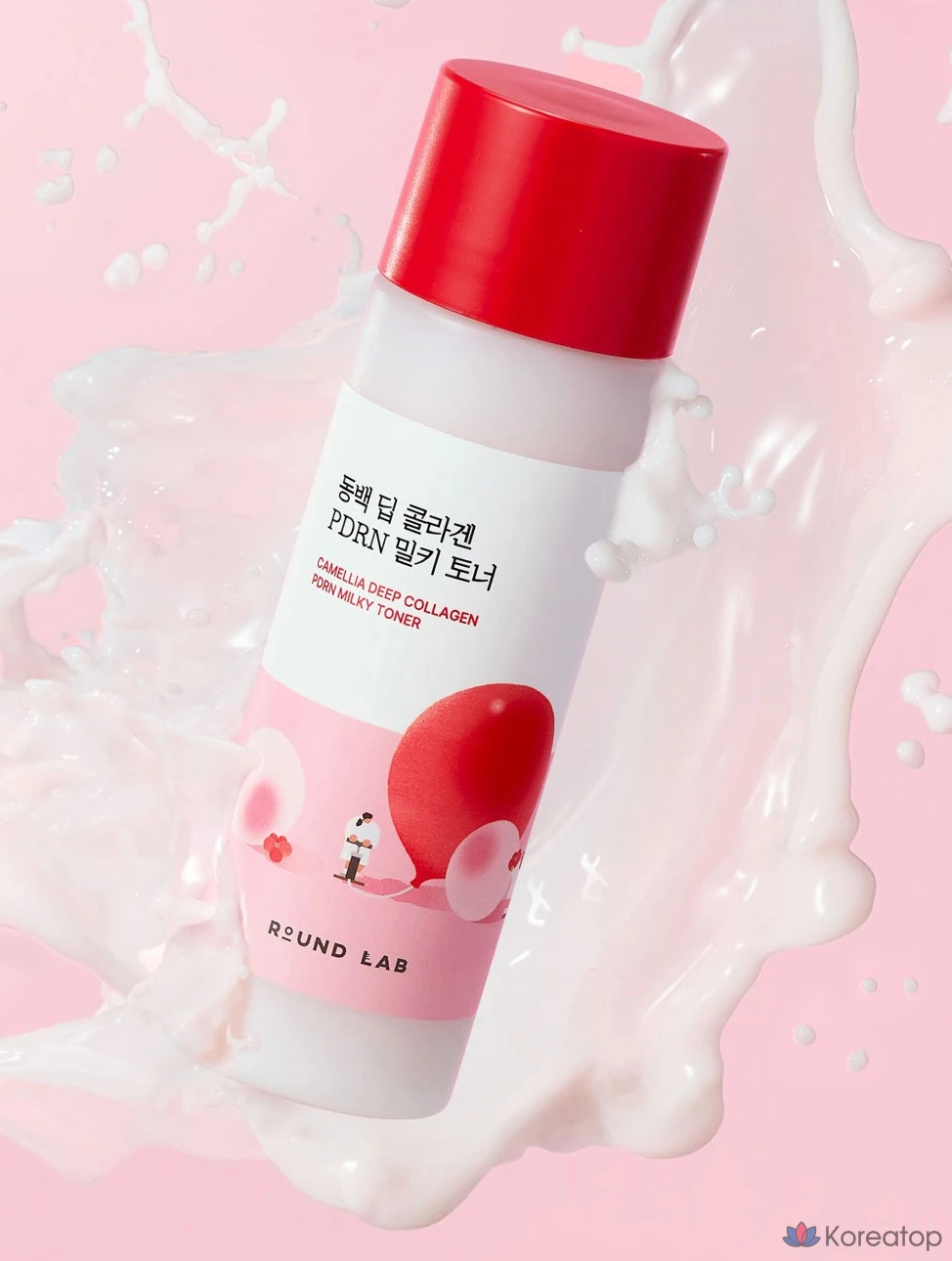 Тоник Round Lab Camellia Deep Collagen PDRN Milky Toner, 1 шт., 150 мл
