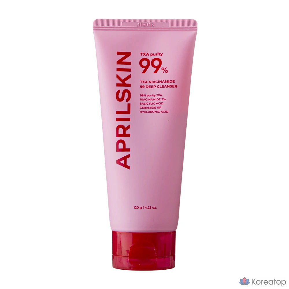 April Skin TXA Niacinamide Toning Shot 99 Deep Cleanser, 1 шт., 120 г