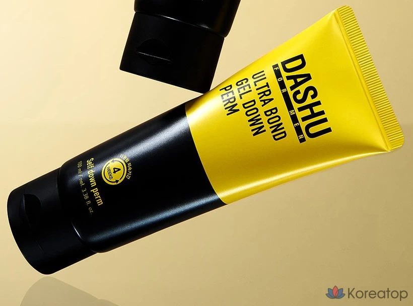 Dashu For Men Ultra Bond Gel Down Perm Set для укрепления волос, 100 мл, 1 шт.