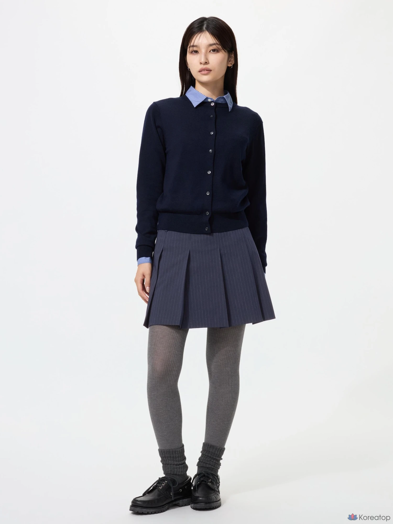 Колготки Uniqlo Heattech Knit Rib Tights