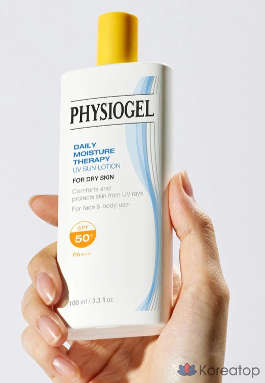 Солнцезащитный лосьон Physiogel Daily Moisture UV Family Sun Lotion SPF50+ PA+++, 100 мл, 1 шт.