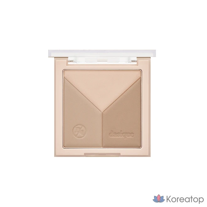 Тени для век Dasique V-Cut Shading 13 г, оттенок 001 Warm Blending, 1 шт.