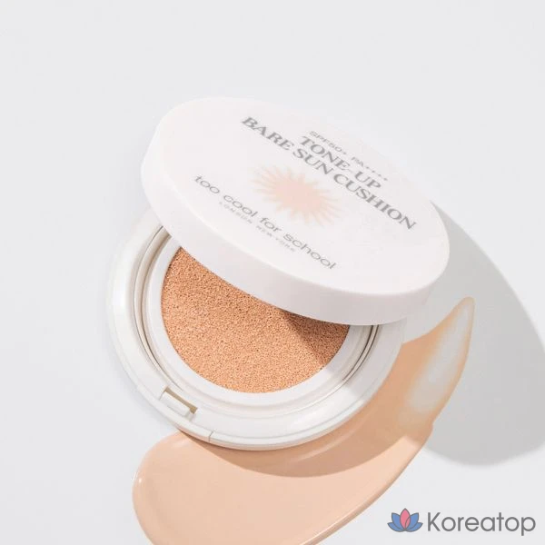 Too Cool For School Tone Up Bare Sun Cushion 15g SPF50+ PA++++