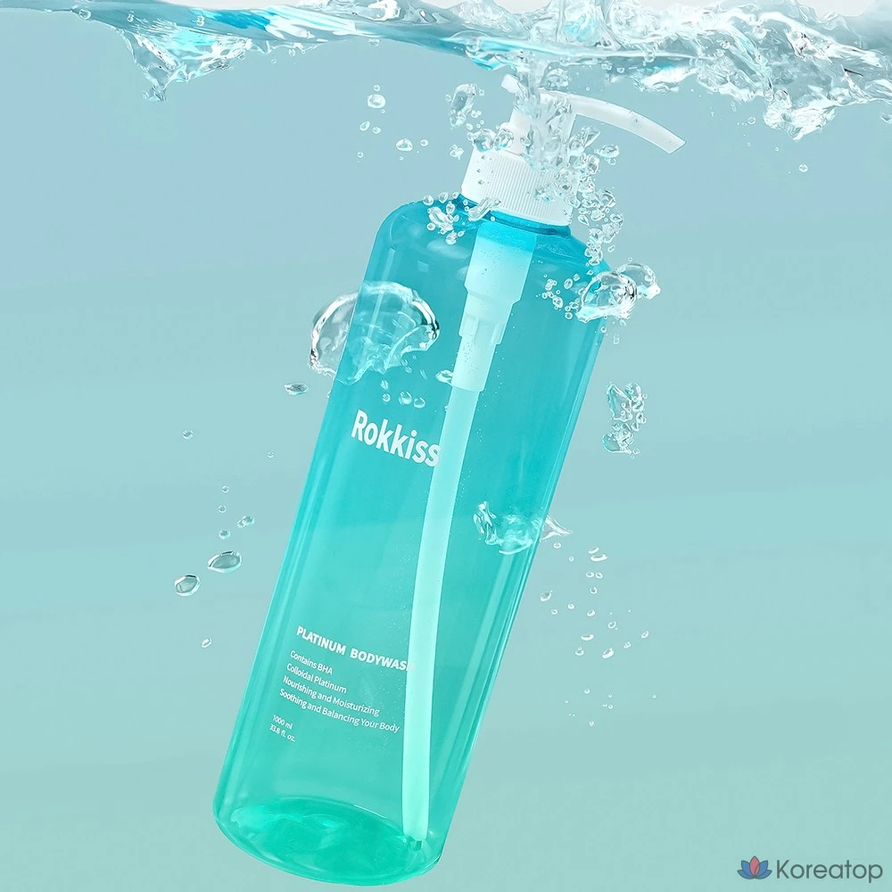 Гель для душа Rokkiss Platinum Mild Acid Body Wash, 1 л, 1 шт.
