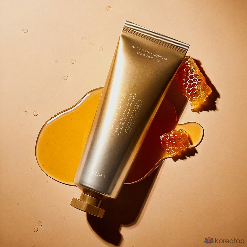 Зубная паста UNPA Cha Cha Pro Golden Barrier Propolis, 100 г, 1 шт.