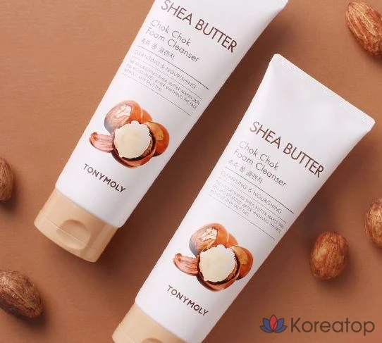 Пенка для умывания Tony Moly Shea Butter Moisture Foam Cleanser, 250 мл, 1 шт.