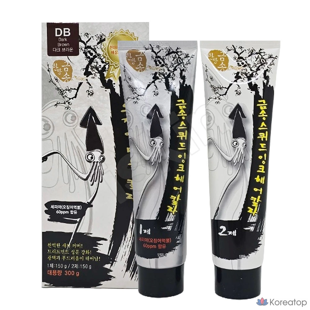 Краситель для чернил кальмара Danahan Korea Oriental Medicine, темно-коричневый, 1 шт.