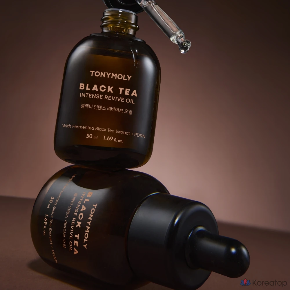 Масло для интенсивного восстановления организма с черным чаем Tony Moly, Tony Moly Black Tea Intense Revive Oil, 50 мл