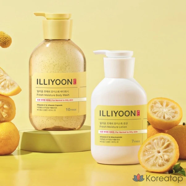 Увлажняющий лосьон Illiyoon Fresh с цитрусовым ароматом, 350 мл, 1 шт.