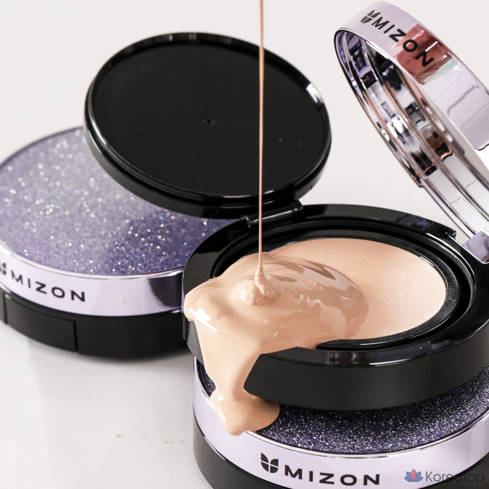 Веганский коллагеновый тональный крем Mizon Vegan Collagen Cushion (основной продукт 15 г + сменный блок 15 г), № 21, 1 шт.
