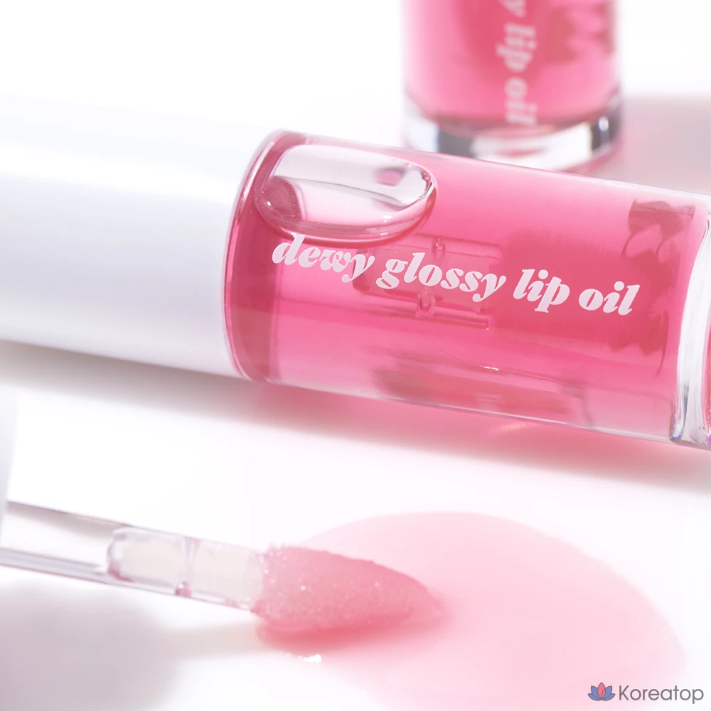 Merge Dewy Glossy Lip Oil, прозрачно-розовый, 3,5 мл, 1 шт.