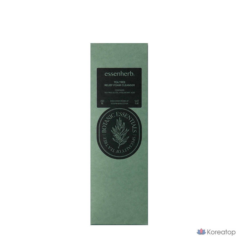Пенка для умывания EssenHerb Tea Tree Relief, 1 шт., 150 мл