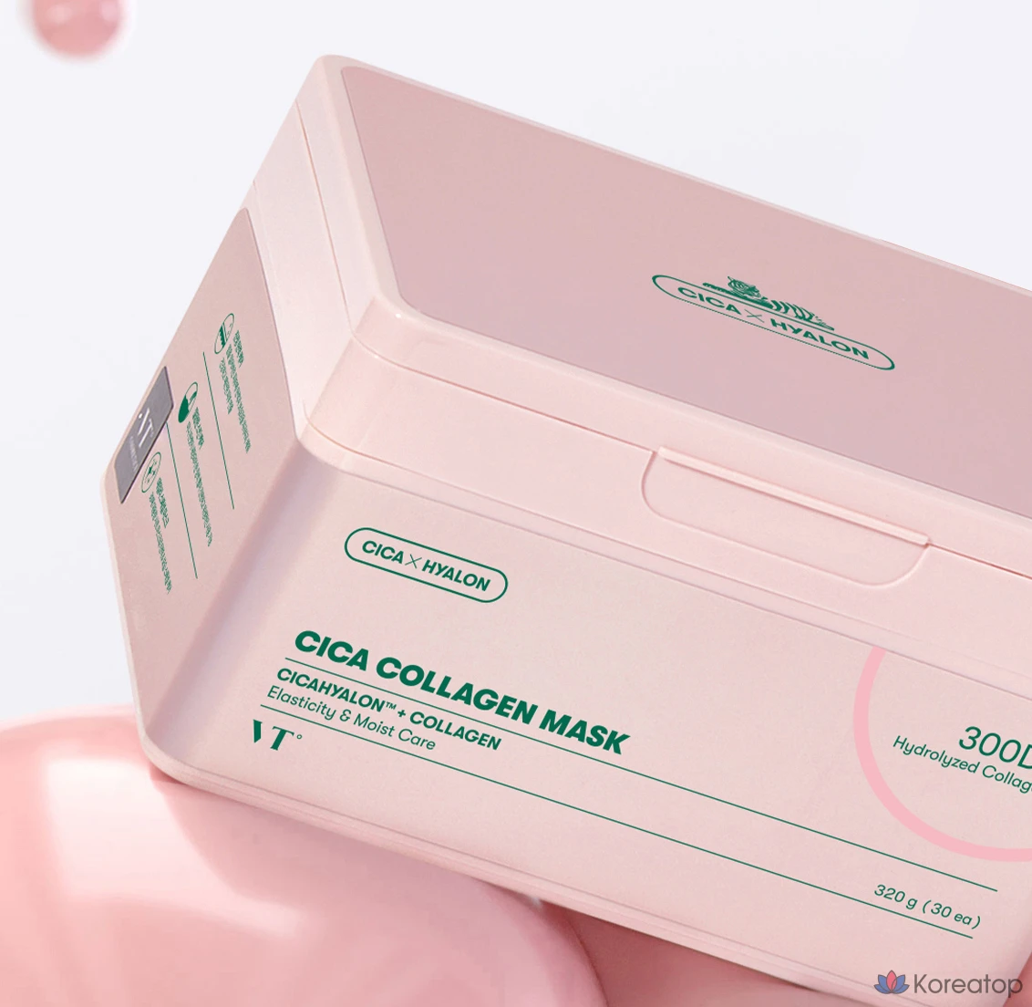 VT Cosmetics Cica Collagen Mask, 30 штук, 1 упаковка