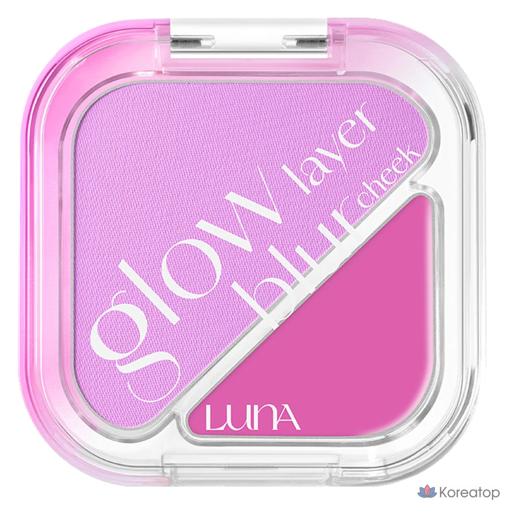 Румяна Luna Glow Layer Blur Cheek Blusher, оттенок 07 Chunky Purple, 1 шт.