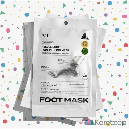 Маска-пилинг для ног Riddle Shot от VT Cosmetics