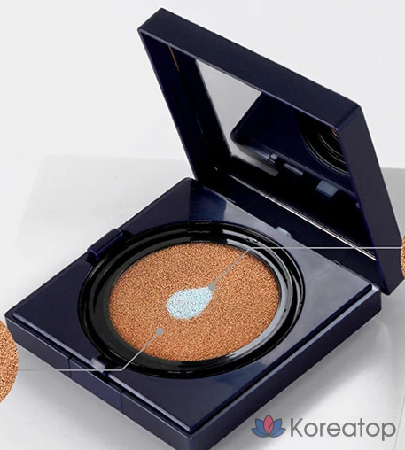 Сменный блок тонального крема DASHU Men's Aqua Matte BB Cushion, 15 г, темно-бежевый, 1 шт.