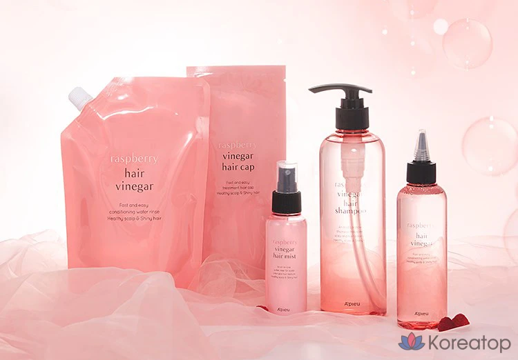 Шампунь для волос A'Pieu с малиновым уксусом, 500 мл, 1 шт., фото 3