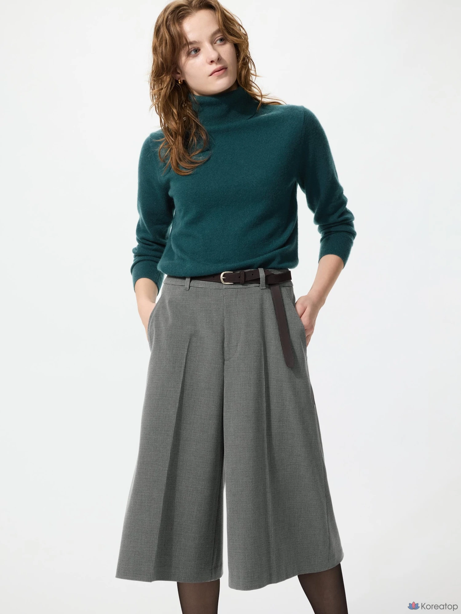 Брюки-кюлоты Uniqlo Smart Culottes Print