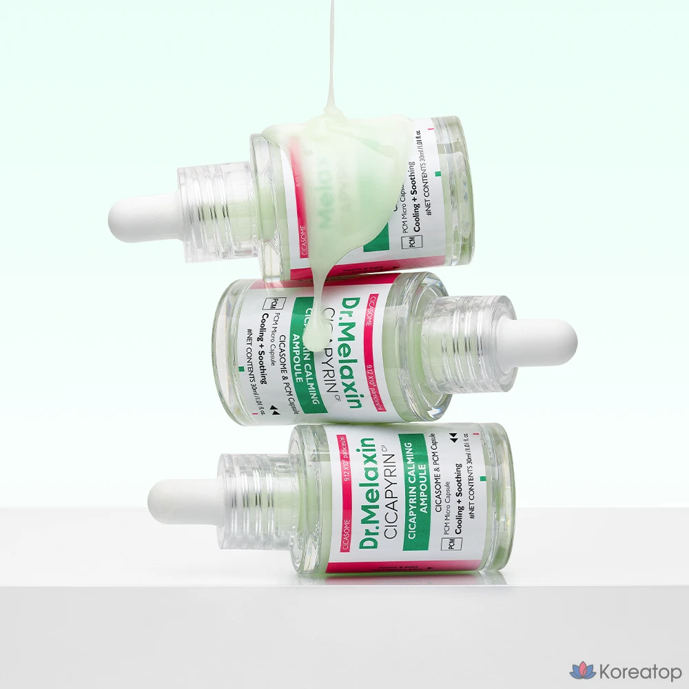 Сыворотка-ампула Dr.Melaxin Cicapyrin с успокаивающим, охлаждающим и согревающим эффектом, 1 шт., 30 мл.