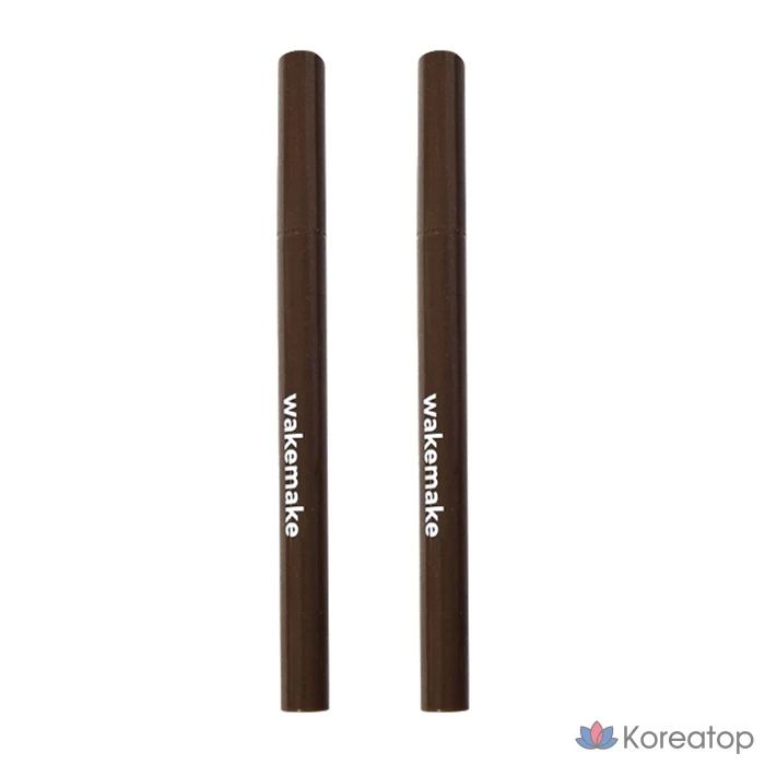 Подводка для глаз WAKEMAKE Iron Wall Pen Eyeliner '02 Brown', 1+1, 02_Brown, 1 шт.