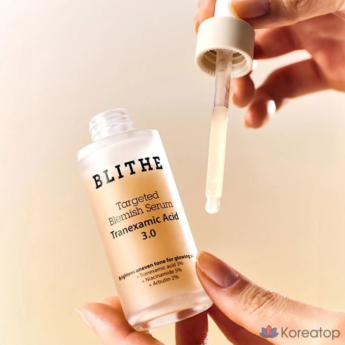 Blythe Targeted Blemish Serum Tranexamic Acid 3.0 Blemish Whitening Cover Serum Highly Concentrated Ampoule Whitening Serum, 30ml, 1 ea.