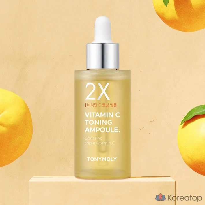 Тонизирующая ампула Tony Moly 2X с витамином С, 50 мл, 1 шт.