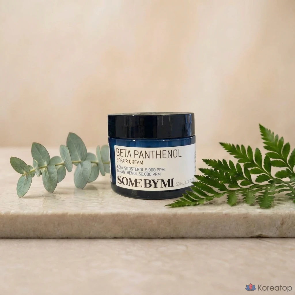 Восстанавливающий крем Some By Mi с бета-пантенолом, успокаивающий, увлажняющий, с высоким содержанием центеллы азиатской, 50 мл, 1 шт.