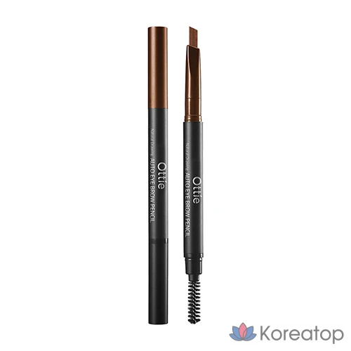 Автоматический карандаш для бровей Ottie Natural Drawing, 0,2 г, 03_Серо-коричневый, 1 шт., фото 5