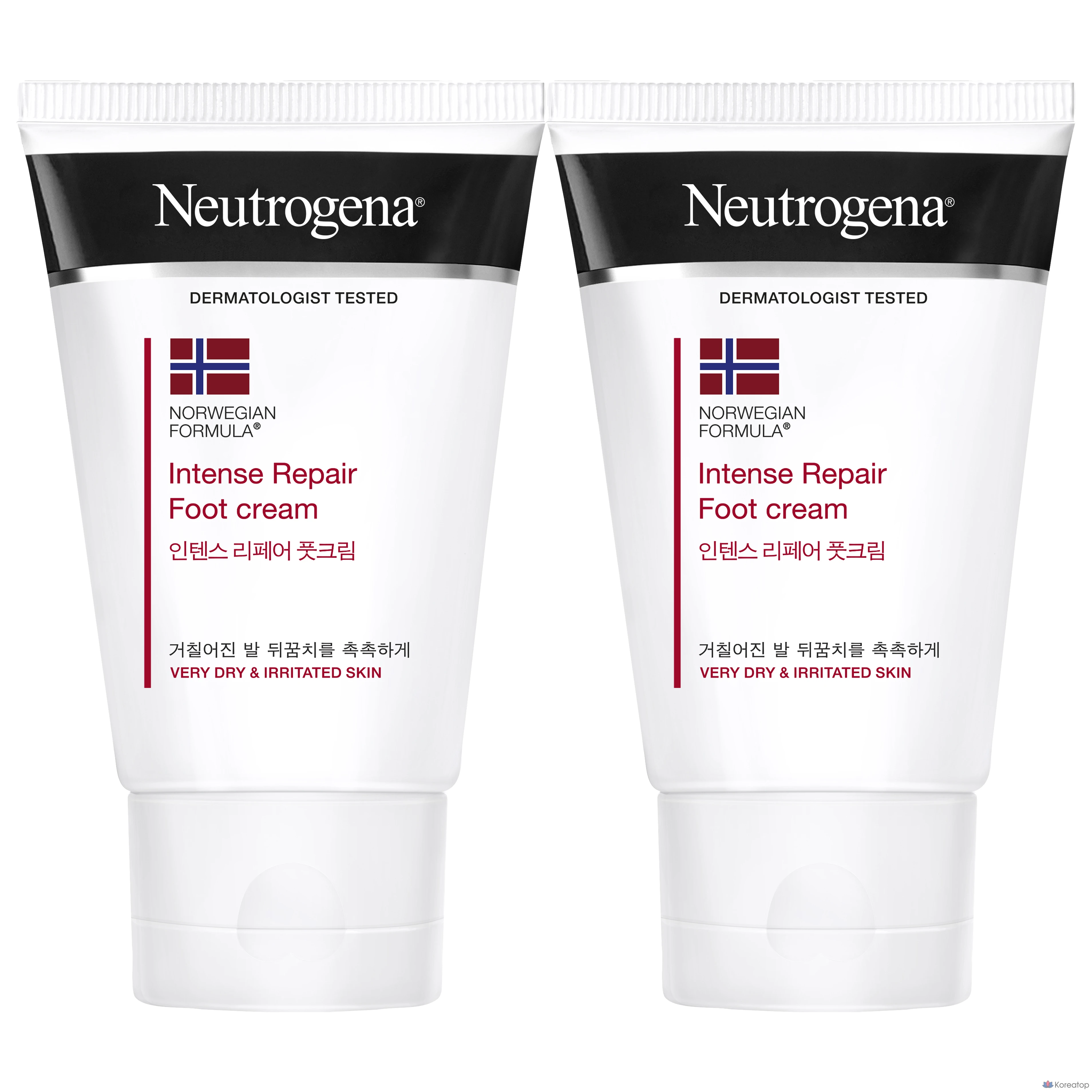 Крем для ног Neutrogena Intense Repair, 1 упаковка, 2 шт., 56 г