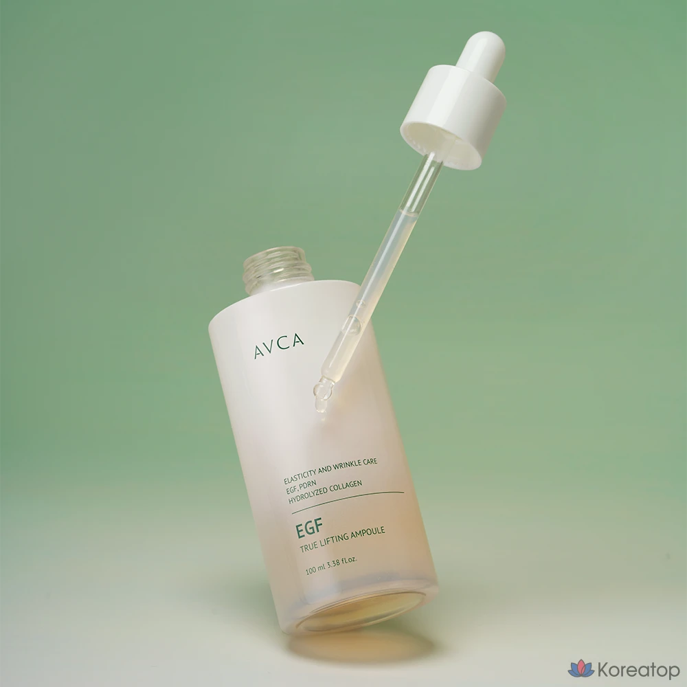 Ампула AVCA True Lifting EGF для повышения эластичности кожи, 100 мл, 1 шт.