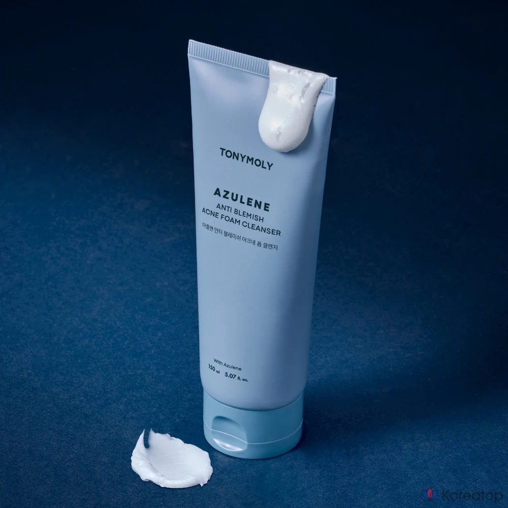 Пенка для умывания Tony Moly Azulene Anti-Blemish Acne Foam Cleanser, 1 шт., 150 мл