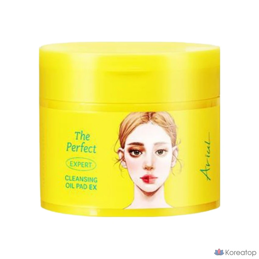 Очищающие масляные подушечки Ariel The Perfect Cleansing Oil Pad EX, 60 листов, 1 упаковка