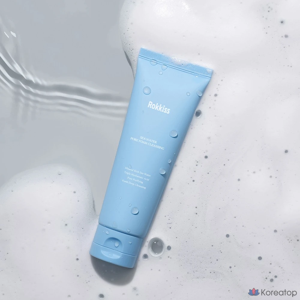 Очищающая пенка для лица Rokkiss Sea Water Pore Foam Cleansing, 120 мл, 1 шт.