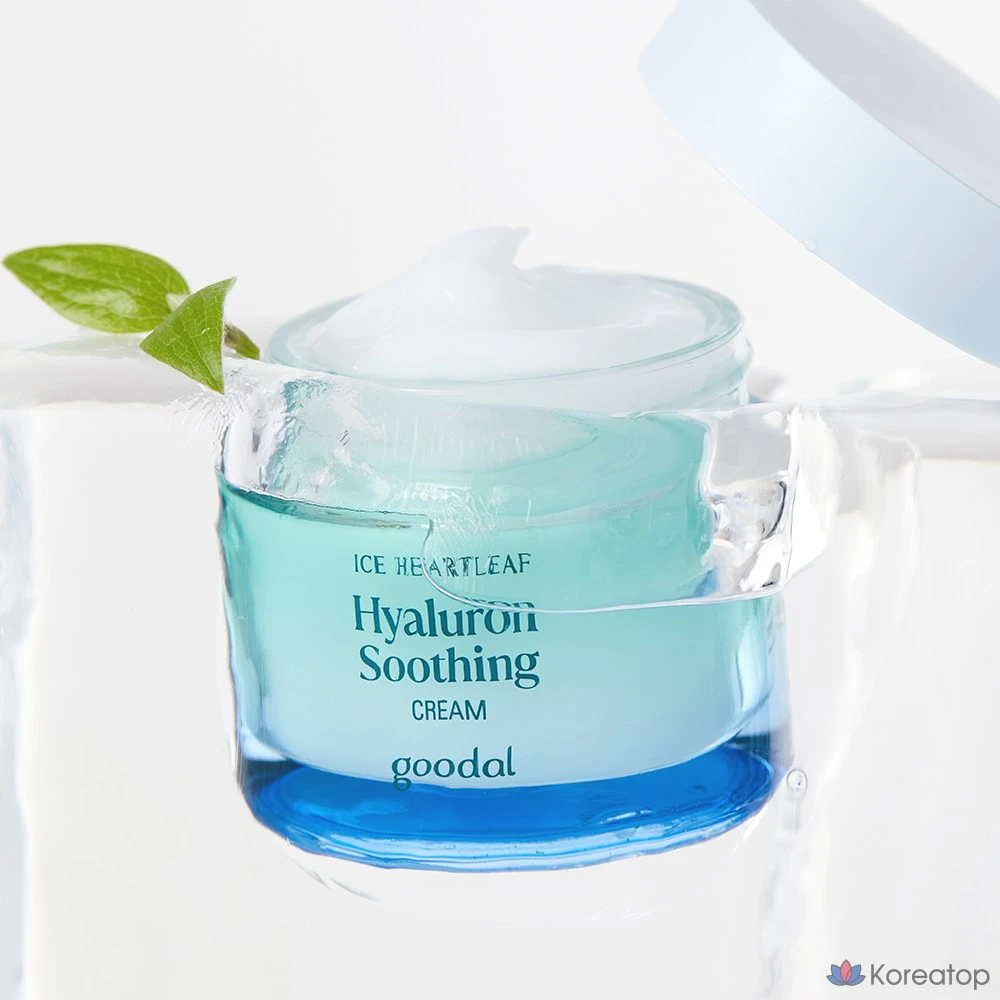 Успокаивающий крем с гиалуроновой кислотой Goodal Eoseongcho, 2 шт., 75 мл