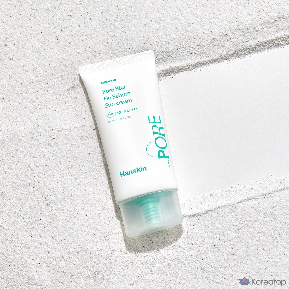 Солнцезащитный крем HANSKIN Pore Blur No-Sebum SPF50+ PA++++, 1 шт., 50 мл