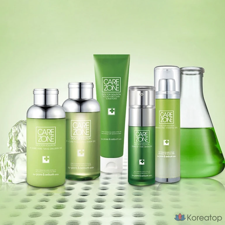 Carezone Figure Pore Tuning Toner Emulsion EX, 1 комплект.