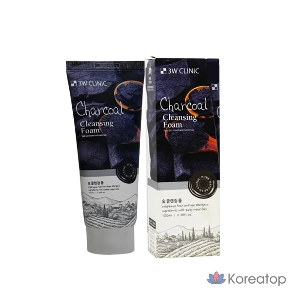 3W Clinic Черная очищающая пенка для лица, пенка для глубокого очищения пор, пенка для умывания, пенка для бритья, мужское очищающее мыло для лица, косметическое мыло, 150 мл, 1 шт., фото 4