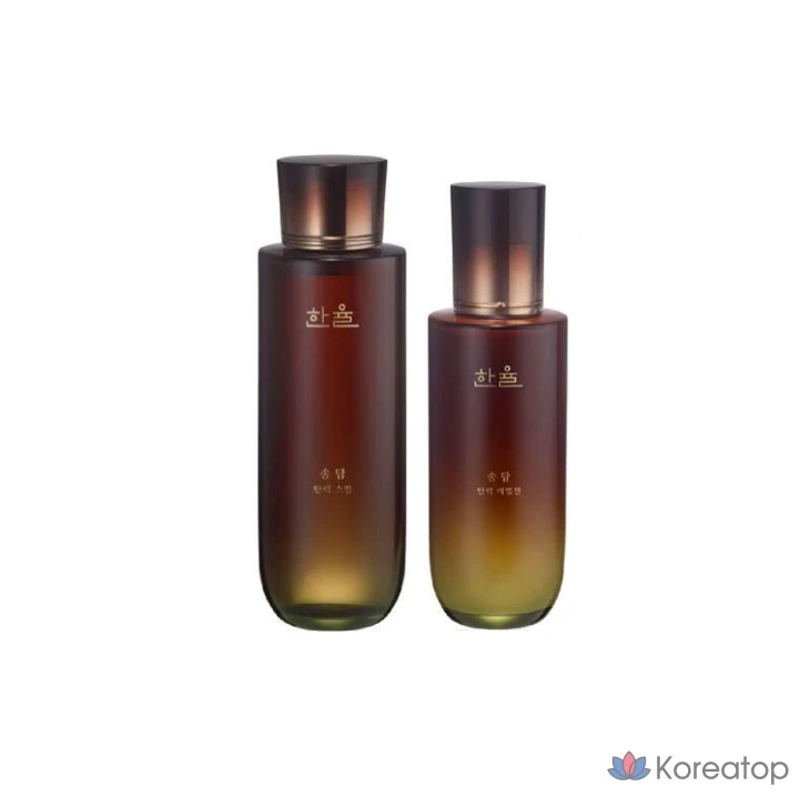 Набор HANYUL Songdam Elasticity из 2 предметов (средство для лица + эмульсия), 2 сезон, набор из 3 предметов (эмульсия + крем + крем для глаз), 1 шт.