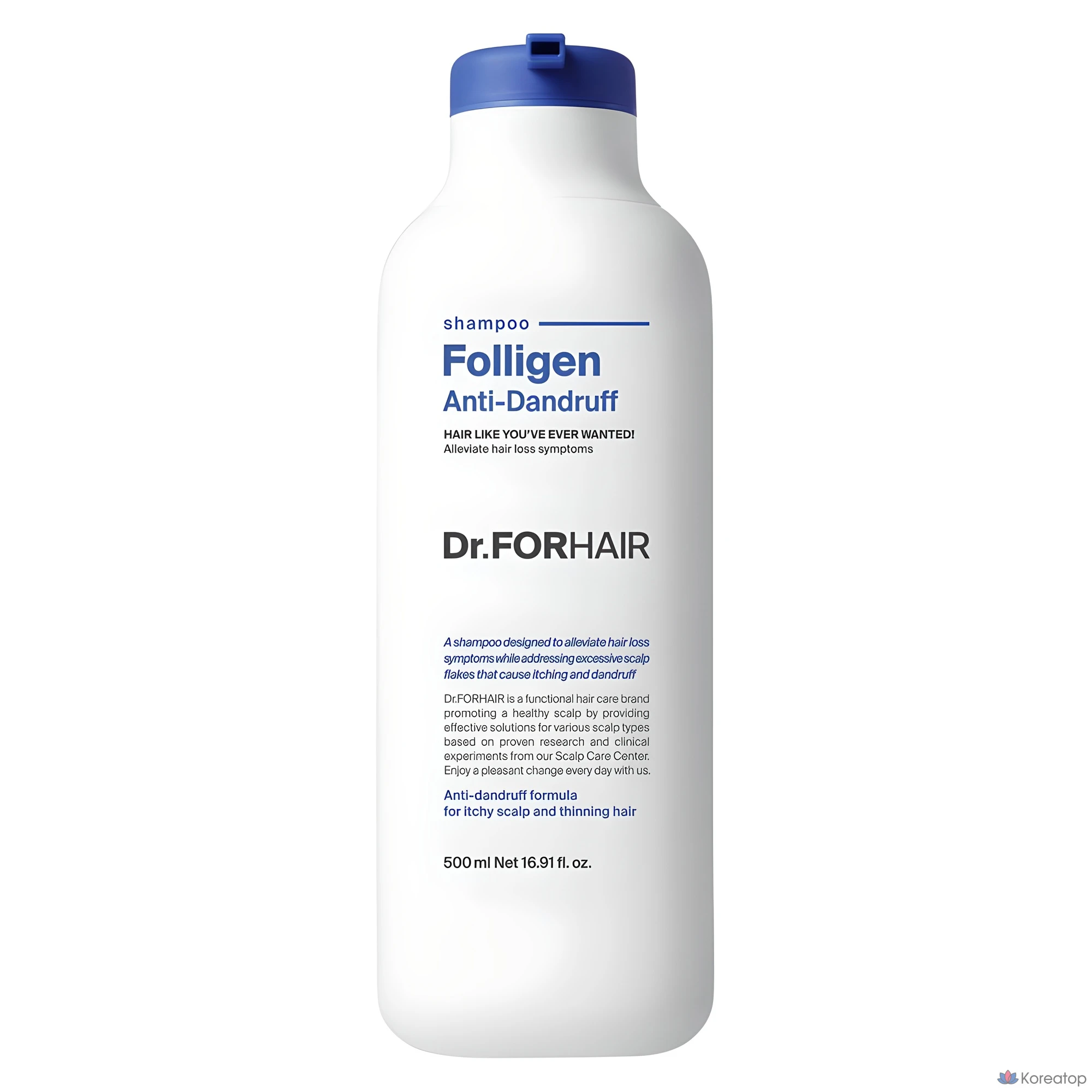 Шампунь Dr. For Hair Foligen против перхоти, 500 мл, 1 шт.