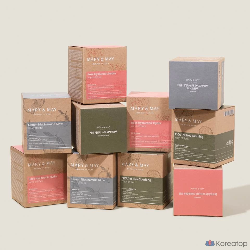 Успокаивающая смываемая маска для лица Marienmay Cica с маслом чайного дерева, 125 г, 1 упаковка