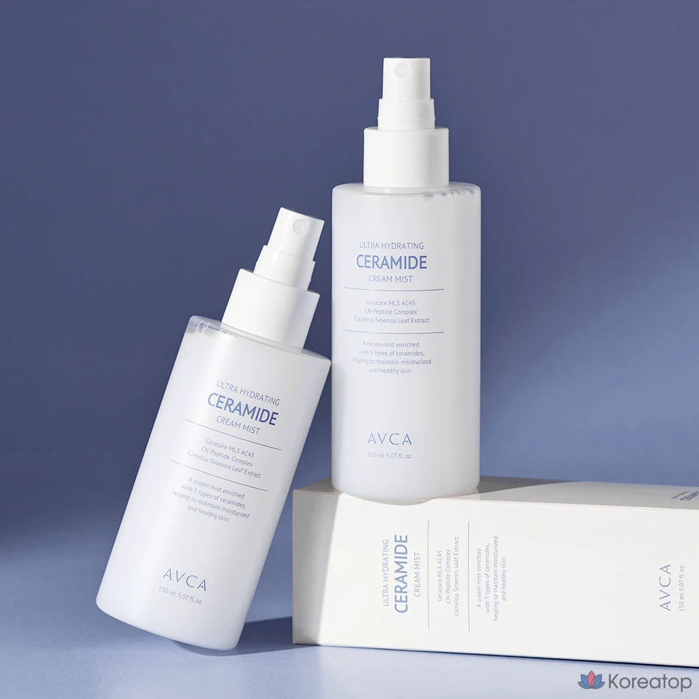 Увлажняющий крем-спрей AVCA Ultra Hydrating Ceramide Nourishing Moisture Cream Mist, 150 мл, 1 шт.