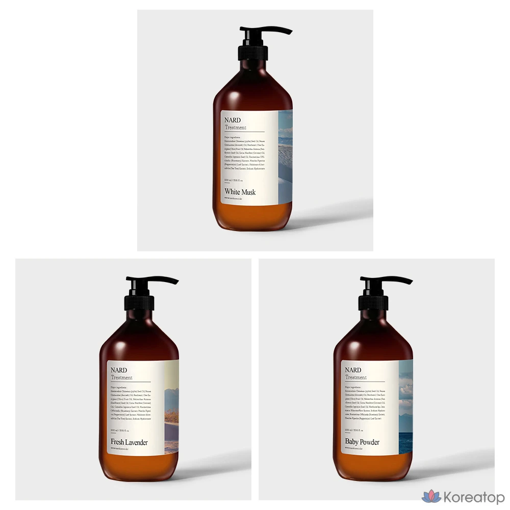 Восстанавливающий ароматизированный бальзам NARD с белым мускусом, 1 л, 1 шт., фото 8