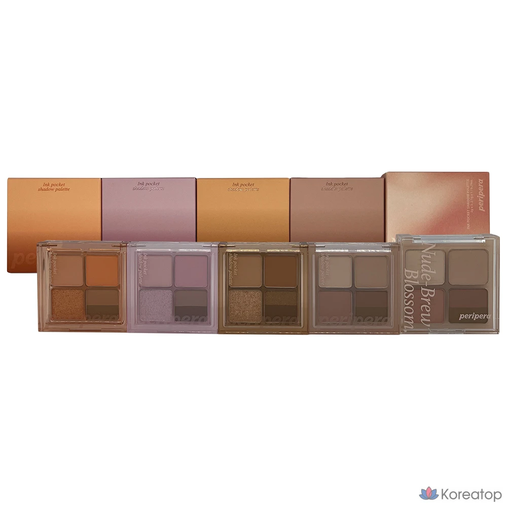 Палитра теней для век Peripera Ink Pocket Shadow Palette 23AD, оттенок Autumn Leaves Falling, 1 шт.