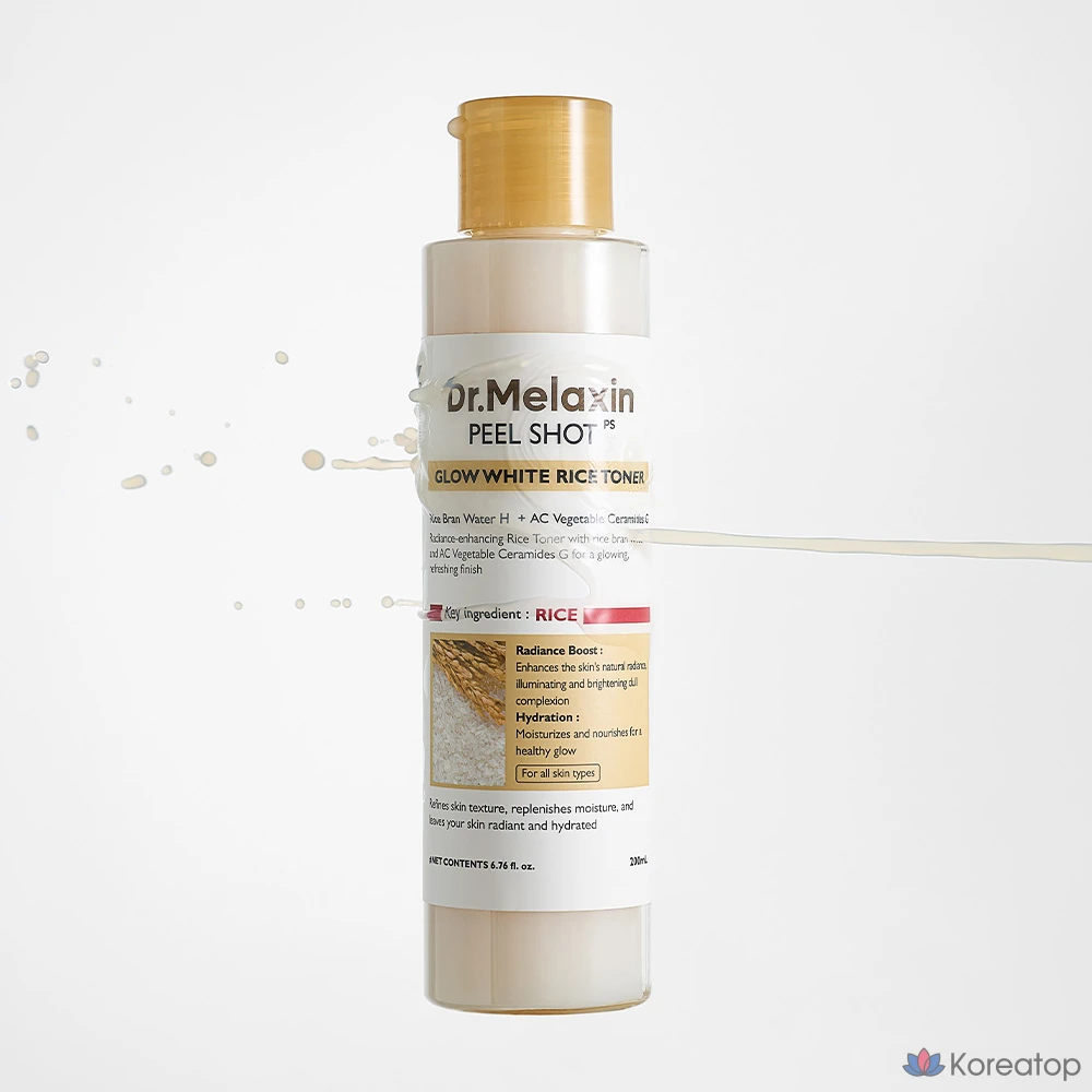 Тоник для лица Dr.Melaxin Peelshot Rice Skin Toner, 1 шт., 200 мл