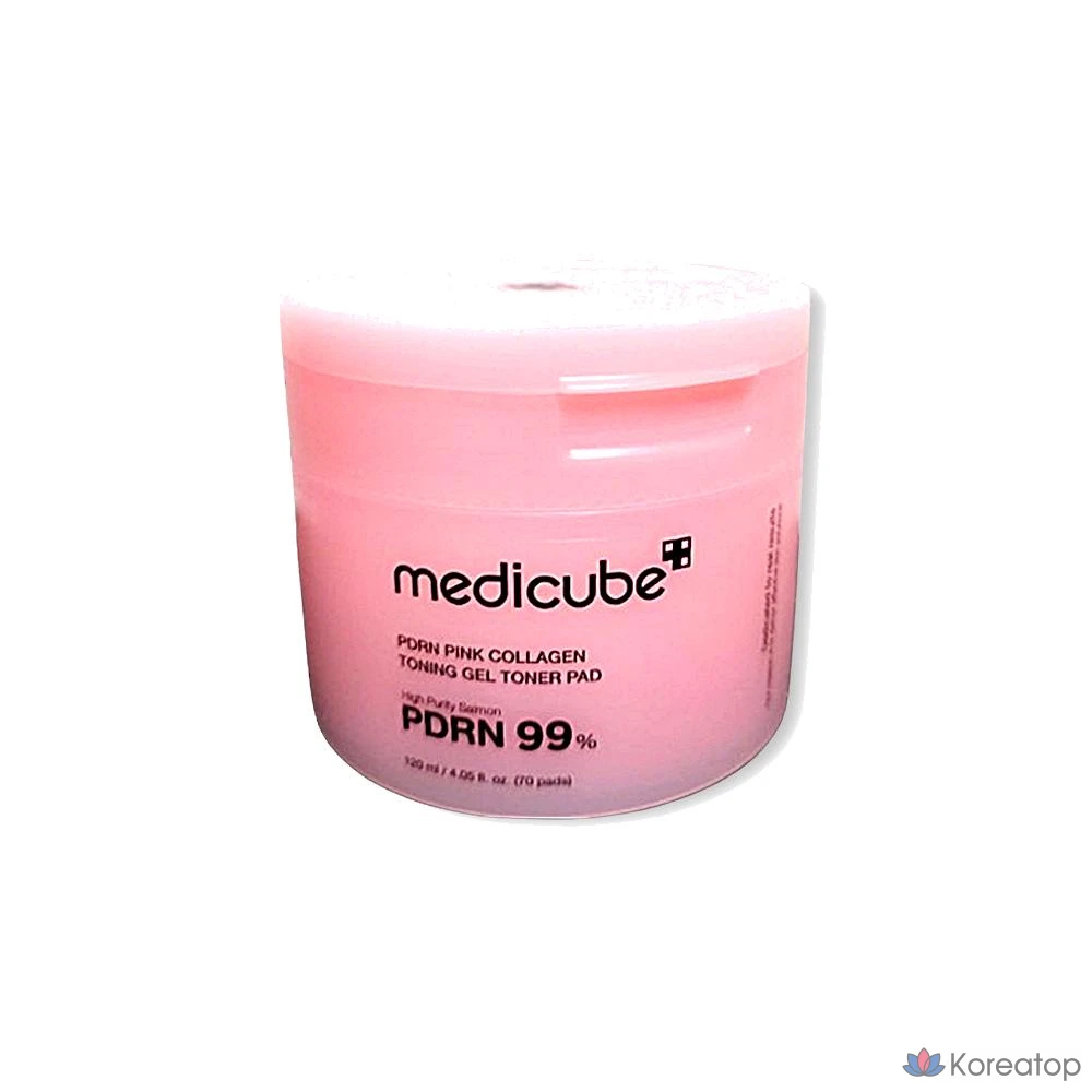 Тонизирующий гель-подушечка Medicube PDRN с розовым коллагеном, 1 шт., 70 листов.
