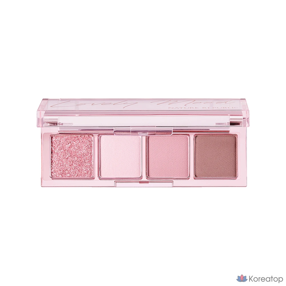 Палитра из 4 оттенков Nature Republic Daily Basic, 03 Cool Pink, 1 шт., фото 2