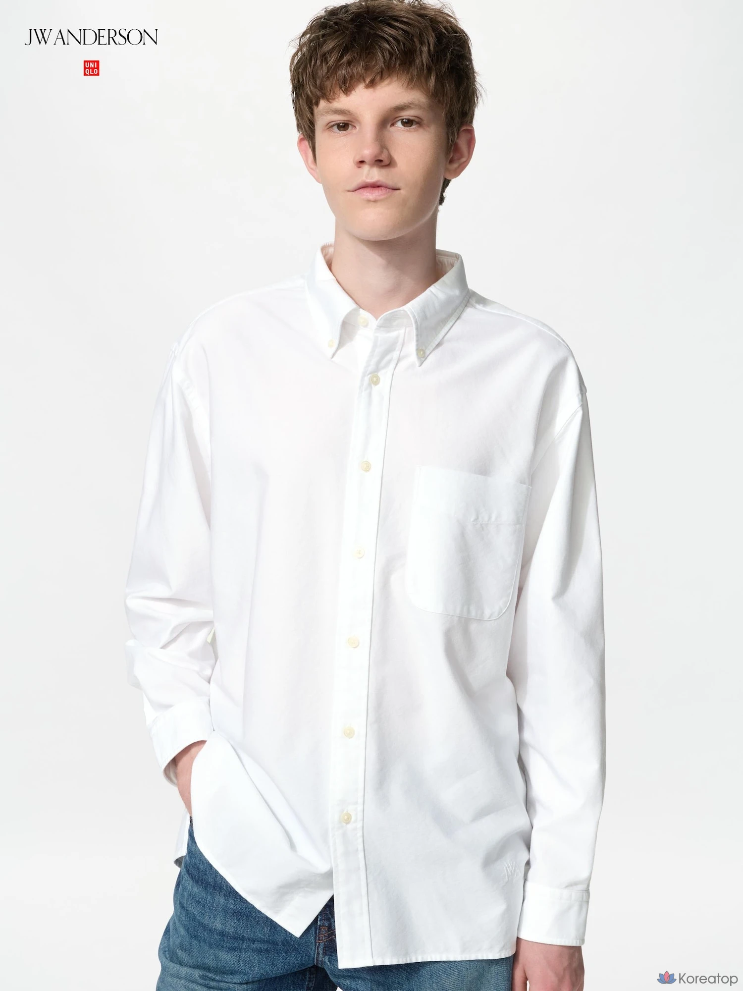 Рубашка Uniqlo Oxford Oversized
