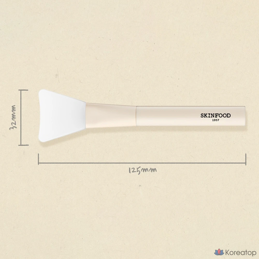 Силиконовая кисточка для смывания Skinfood, разные цвета, 1 шт.