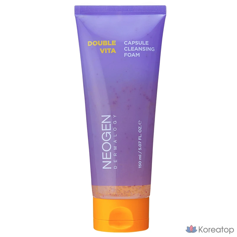 Очищающая пенка для лица Neogen Dermalogy Double Vita Capsule, 150 мл, 1 шт.