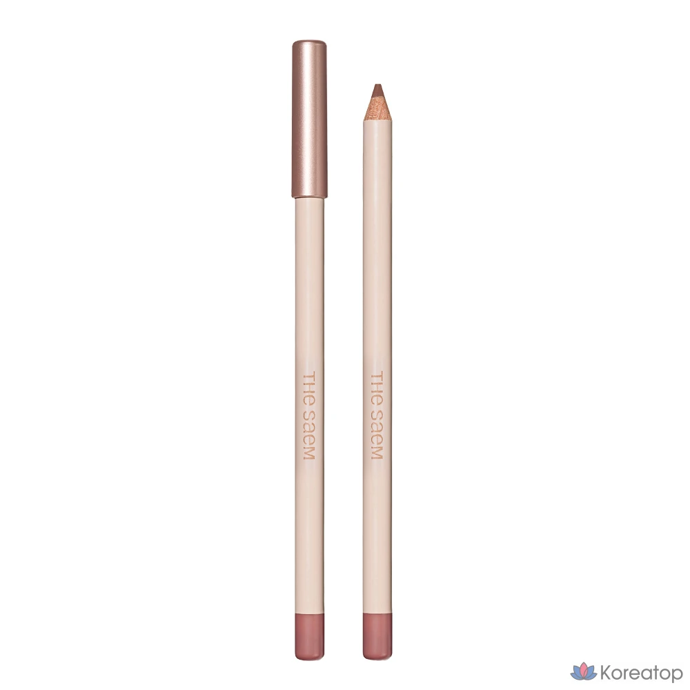 Карандаш для губ The Saem Cover Perfection, 2 г, 04 Taro, 1 шт.